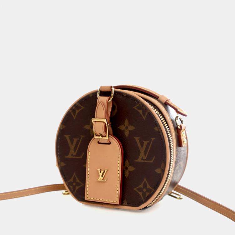 Pre Owned Louis Vuitton Brown Monogram Boite Chapeau Mini