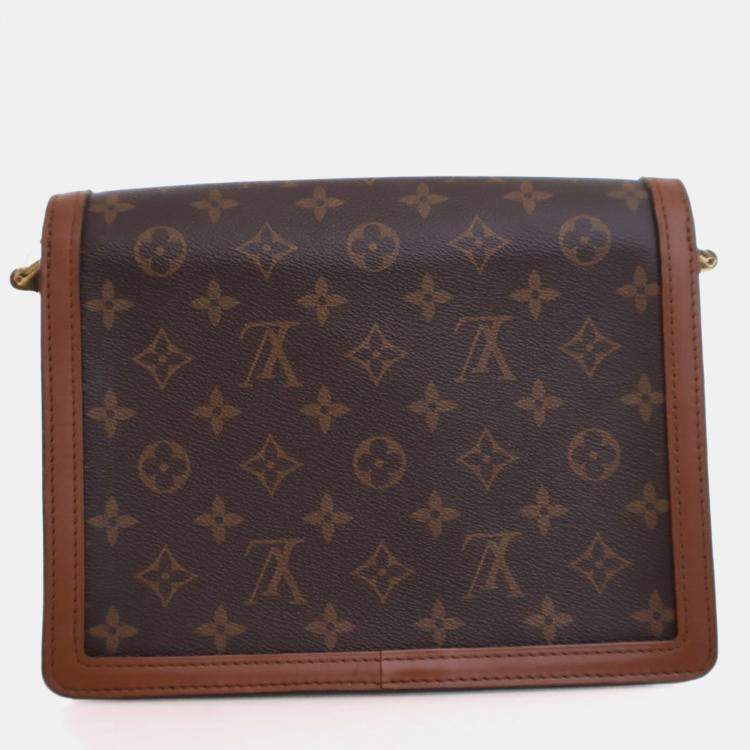 مملوكة مسبقًا Louis Vuitton Brown Monogram Dauphine MM