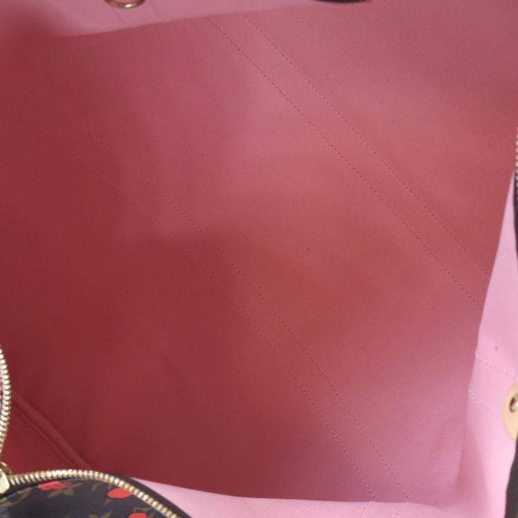 Pre Owned Louis Vuitton Monogram Keepall Limited Edition Jungle Dots