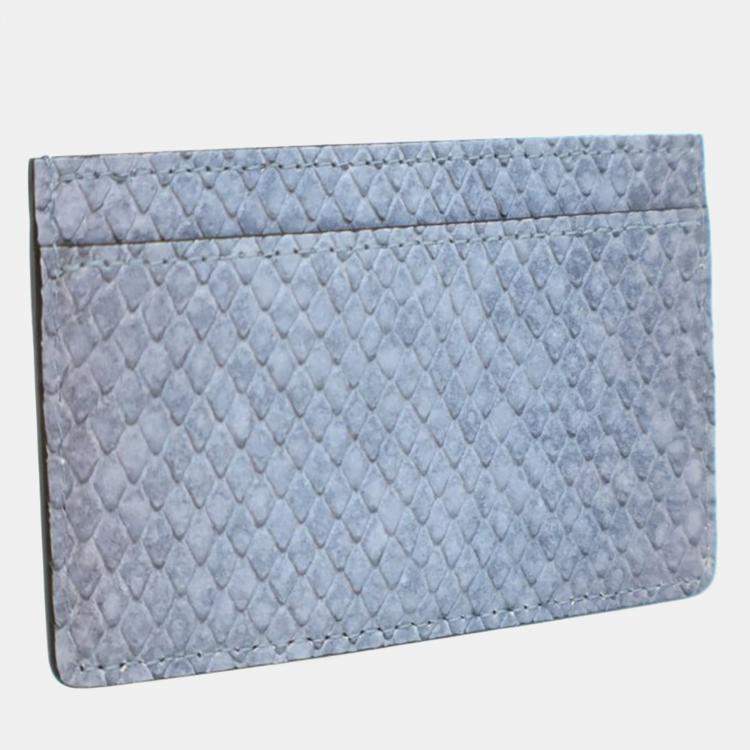 Pre Owned Louis Vuitton Python Card Holder
