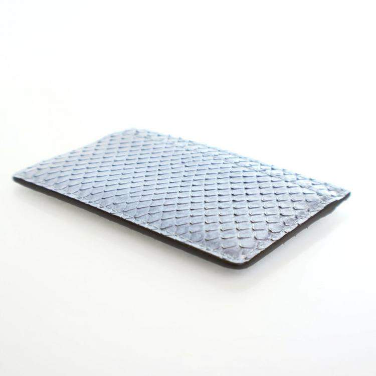 Pre Owned Louis Vuitton Python Card Holder