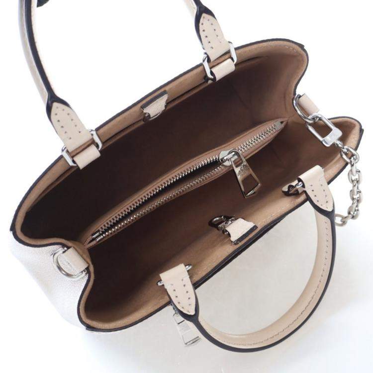 Pre Owned Louis Vuitton White Epi Marelle Tote BB