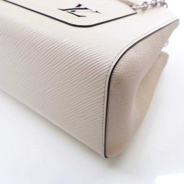 Pre Owned Louis Vuitton White Epi Marelle Tote BB