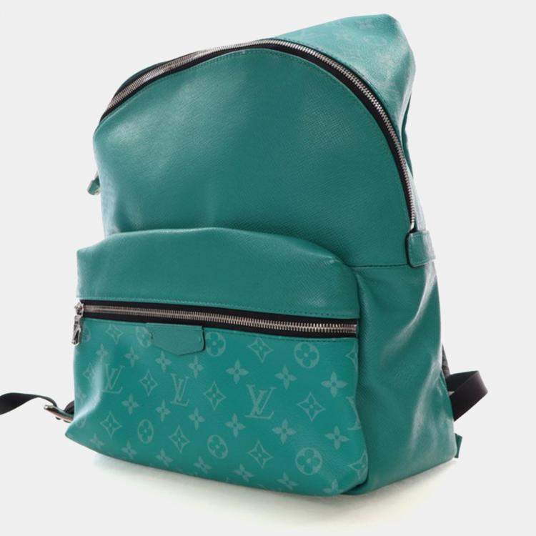 Pre Owned Louis Vuitton Green Monogram Discovery Backpack PM