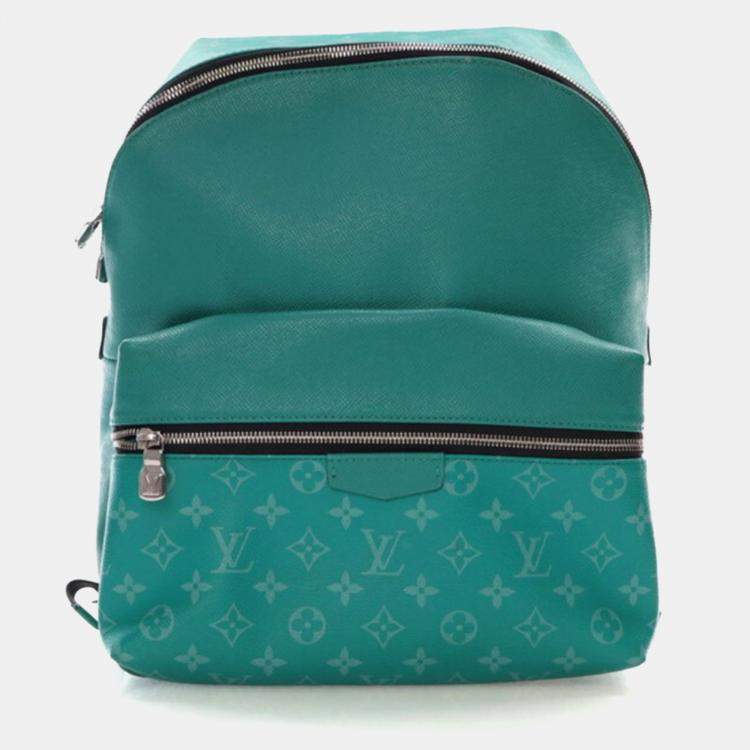 Pre Owned Louis Vuitton Green Monogram Discovery Backpack PM