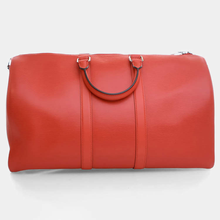 مملوكة مسبقًا Louis Vuitton Epi Supreme Keepall Bandouliere 45