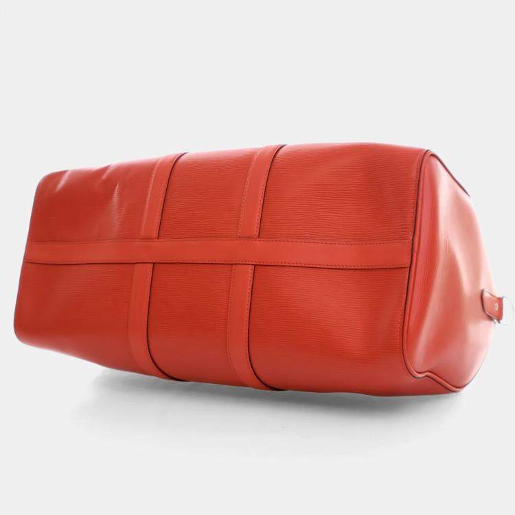 مملوكة مسبقًا Louis Vuitton Epi Supreme Keepall Bandouliere 45
