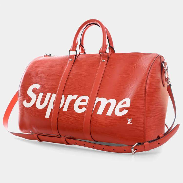 مملوكة مسبقًا Louis Vuitton Epi Supreme Keepall Bandouliere 45