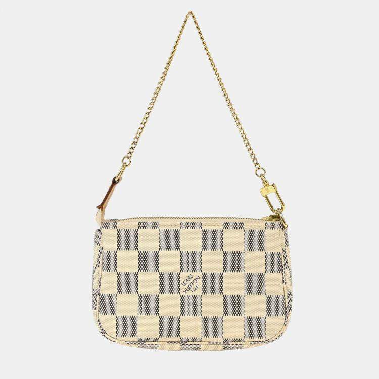مملوكة مسبقًا Louis Vuitton Damier Azur Mini Pochette Accessoires