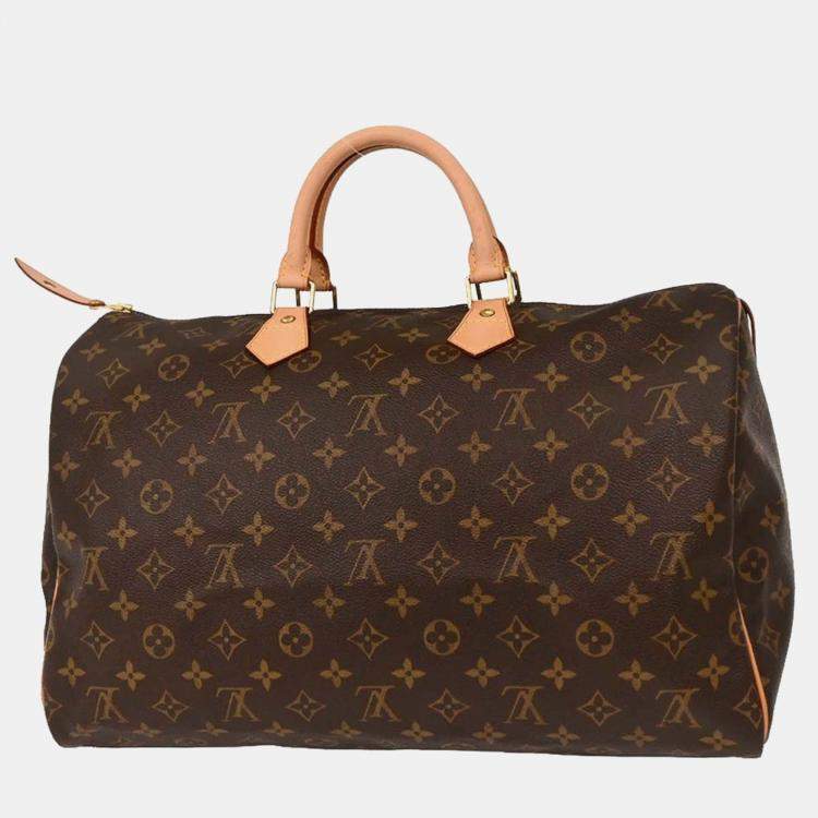 Pre Owned Louis Vuitton Monogram Speedy 40 Duffle Handbag