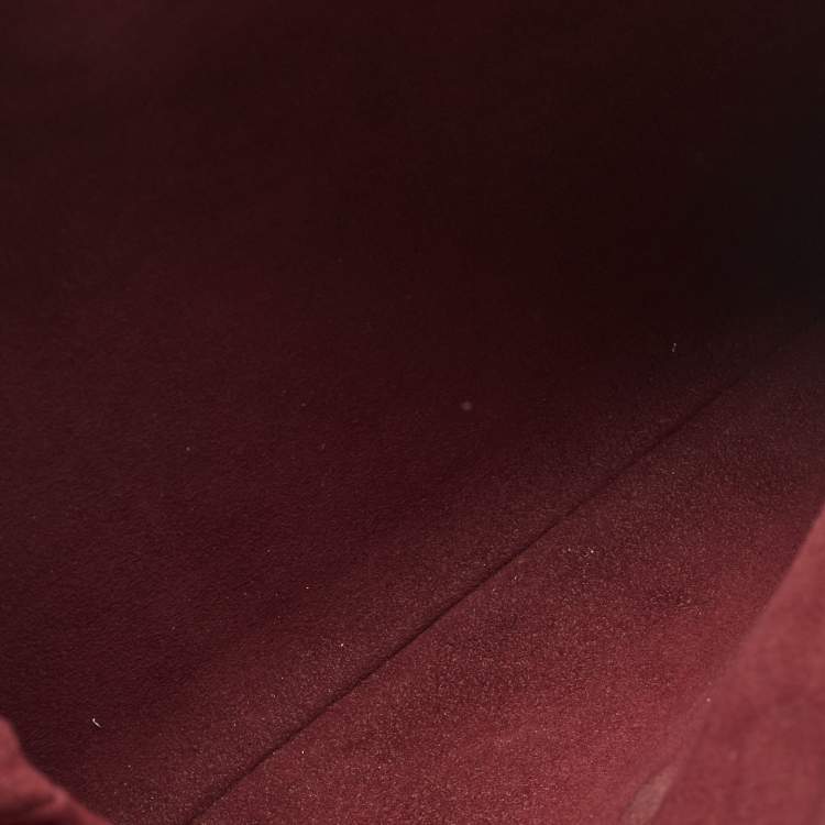 Pre Owned Louis Vuitton Twinset Aurore Monogram Canvas and Leather Bag