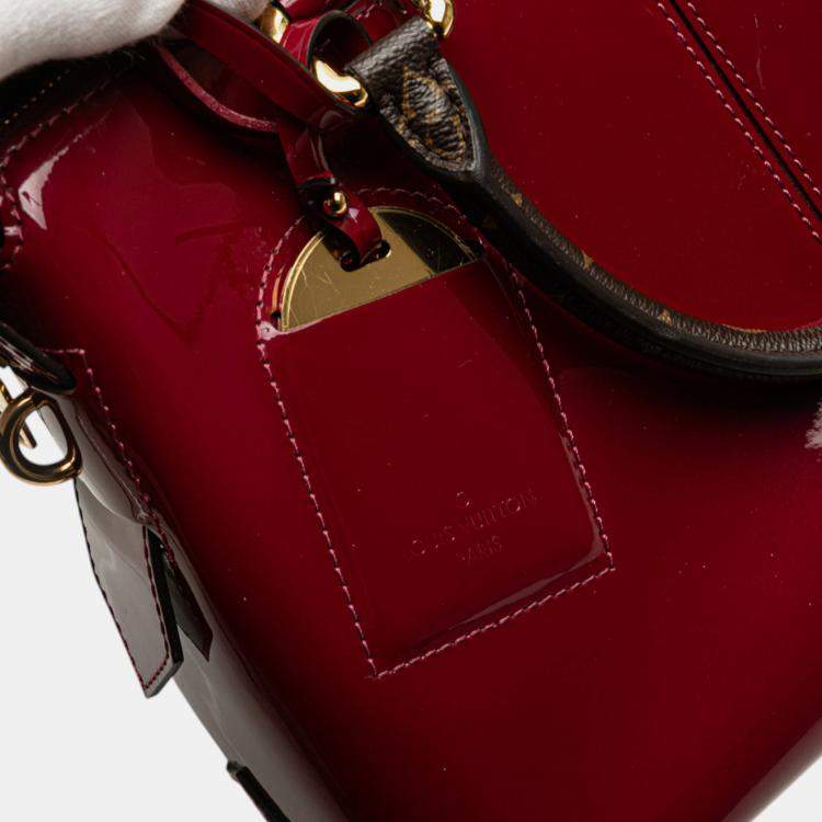 Pre Owned Louis Vuitton Purple Vernis Miroir Tote