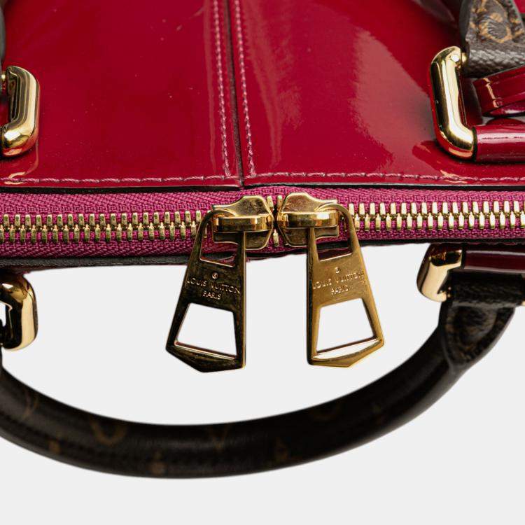 Pre Owned Louis Vuitton Purple Vernis Miroir Tote