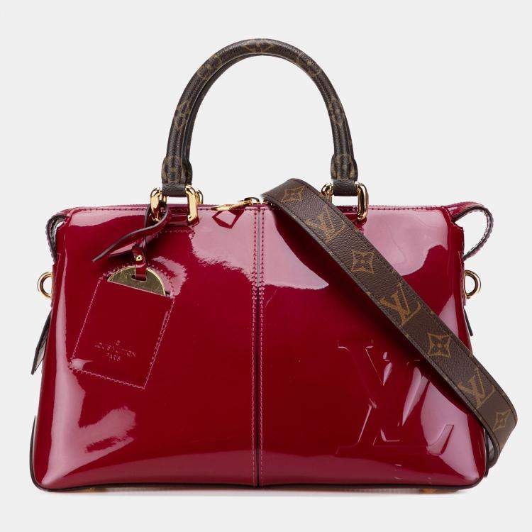 Pre Owned Louis Vuitton Purple Vernis Miroir Tote