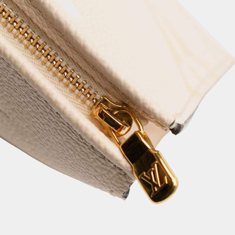 Pre Owned Louis Vuitton Brown Monogram Empreinte Giant By The Pool Toiletry Pouch 26