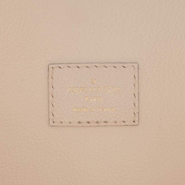 Pre Owned Louis Vuitton Brown Monogram Empreinte Giant By The Pool Toiletry Pouch 26