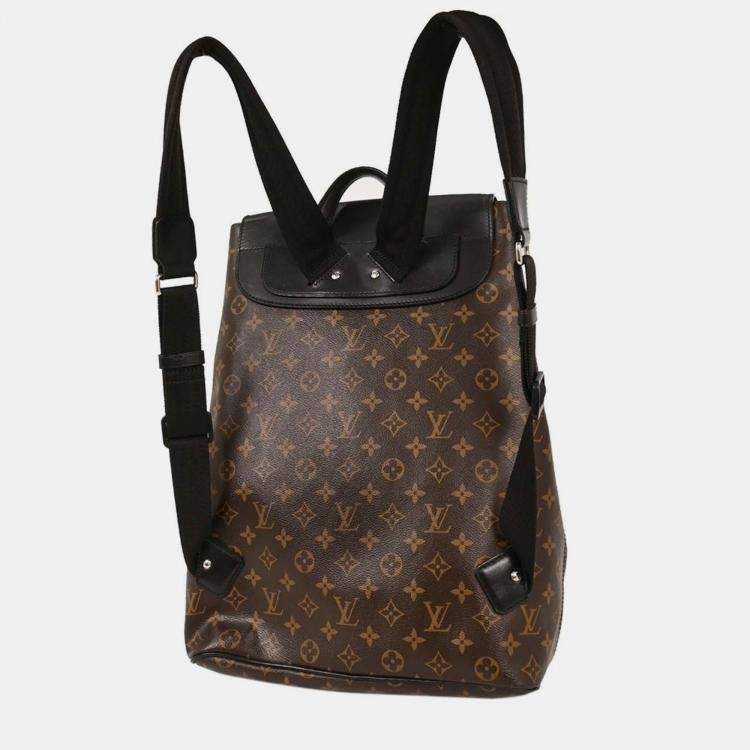 Pre Owned Louis Vuitton Monogram Macassar Parc Backpack