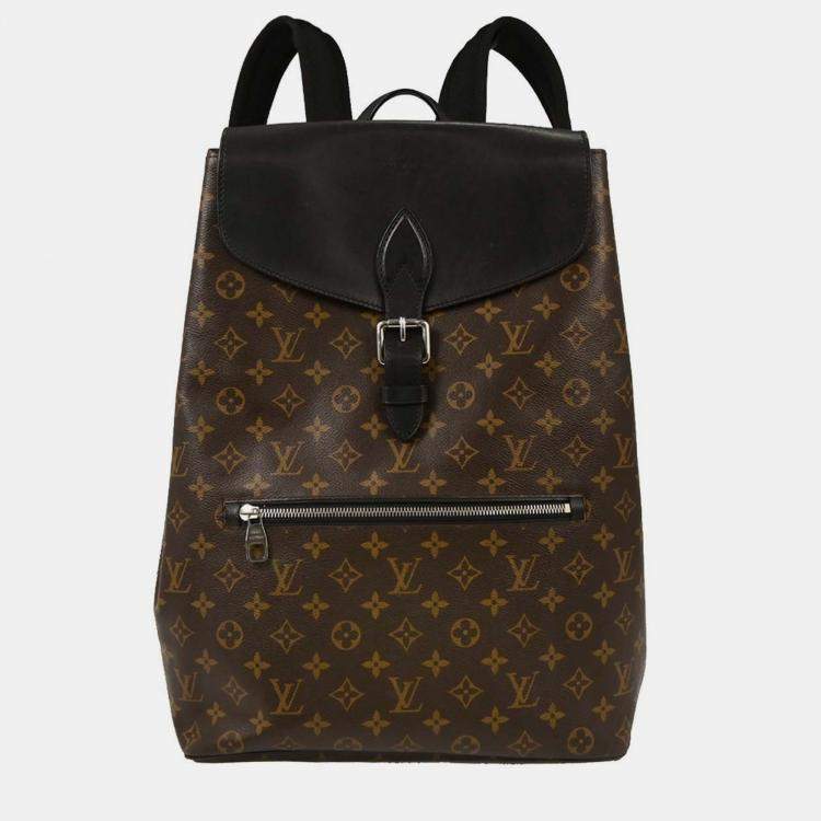 Pre Owned Louis Vuitton Monogram Macassar Parc Backpack