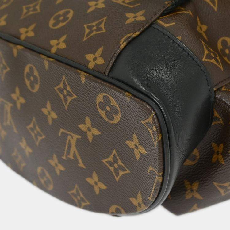 Pre Owned Louis Vuitton Monogram Macassar Christopher PM Backpack