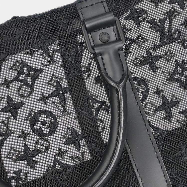 Pre Owned Louis Vuitton Monogram Keepall Bandouliere 50 Handbag