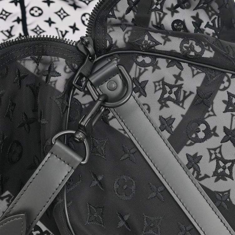 Pre Owned Louis Vuitton Monogram Keepall Bandouliere 50 Handbag