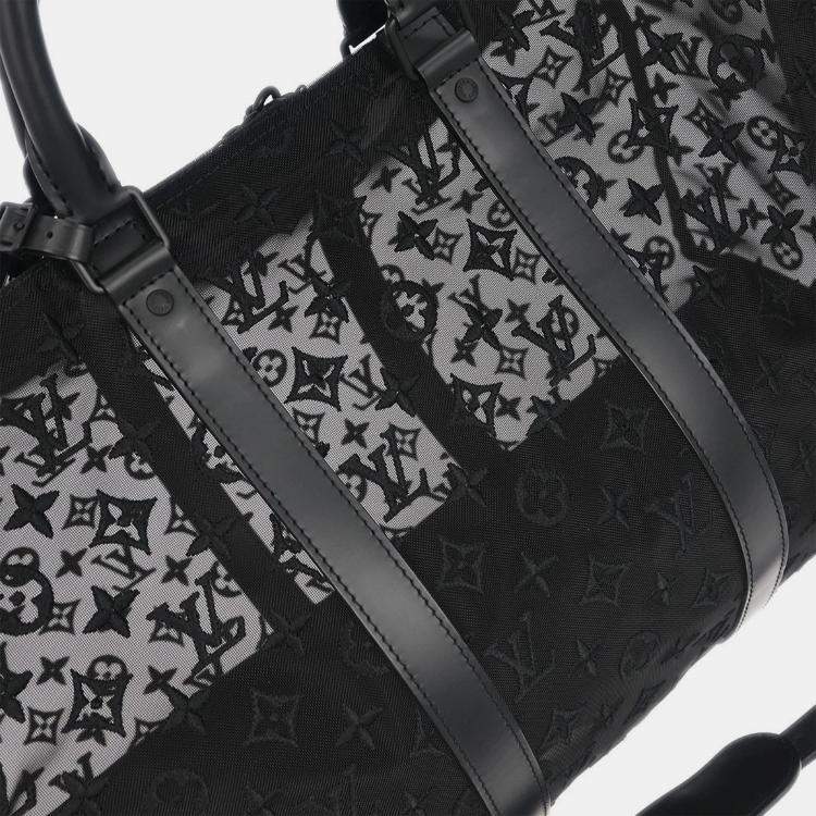 Pre Owned Louis Vuitton Monogram Keepall Bandouliere 50 Handbag