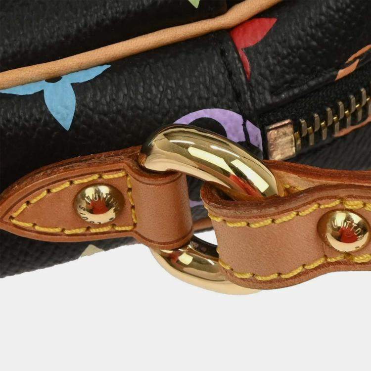 Pre Owned Louis Vuitton Black Monogram Multicolor Rift Shoulder Bag