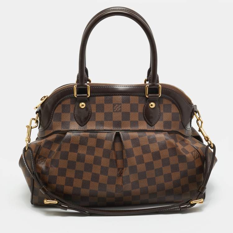 Pre Owned Louis Vuitton Damier Ebene Canvas Trevi PM Bag