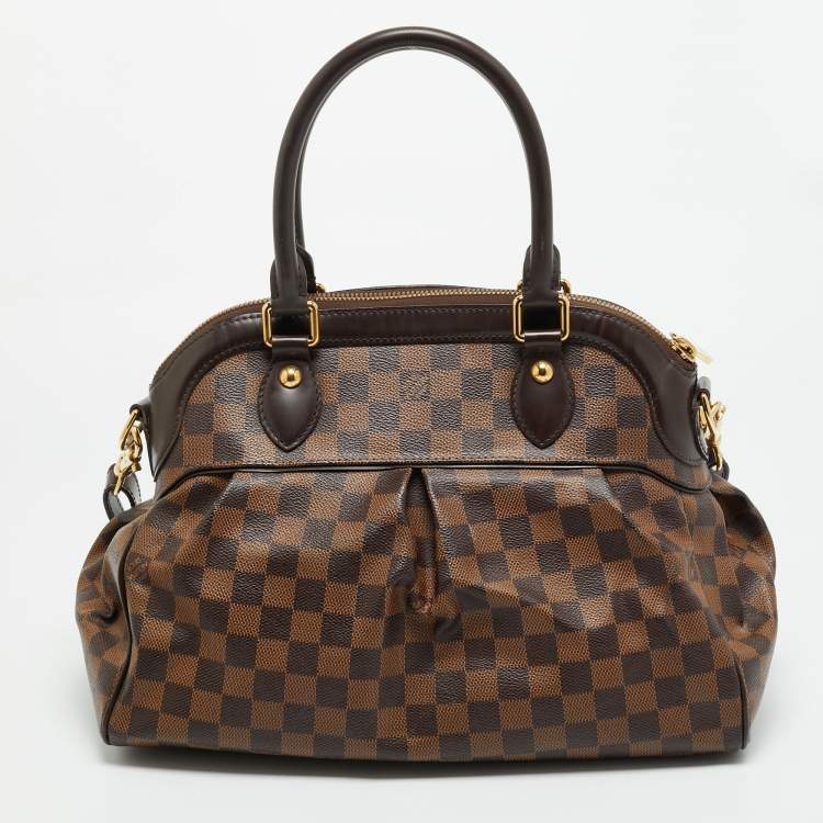 Pre Owned Louis Vuitton Damier Ebene Canvas Trevi PM Bag