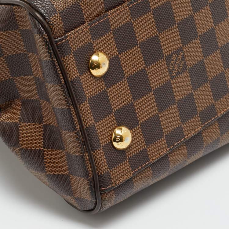 Pre Owned Louis Vuitton Damier Ebene Canvas Trevi PM Bag