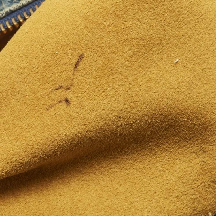 Pre Owned Louis Vuitton Baggy GM Blue Monogram Denim Bag