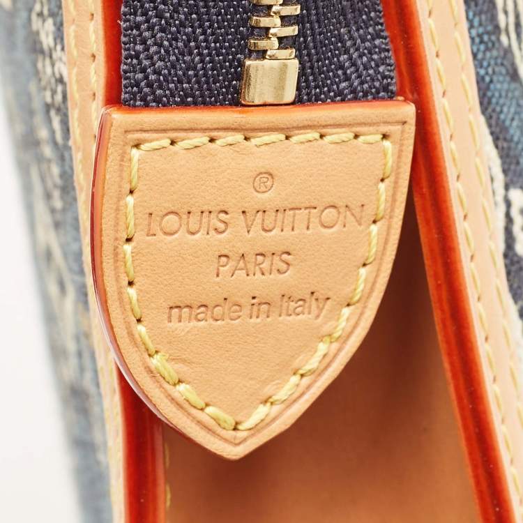 Pre Owned Louis Vuitton Toiletry Blue Since 1854 Canvas Pouch