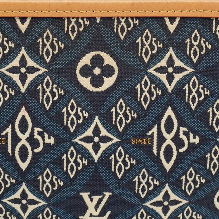 Pre Owned Louis Vuitton Toiletry Blue Since 1854 Canvas Pouch
