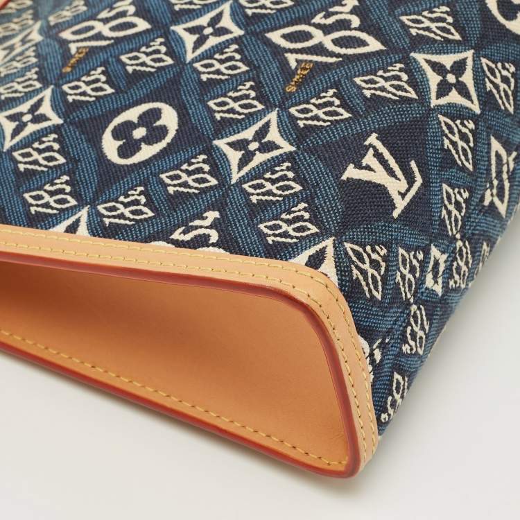 Pre Owned Louis Vuitton Toiletry Blue Since 1854 Canvas Pouch