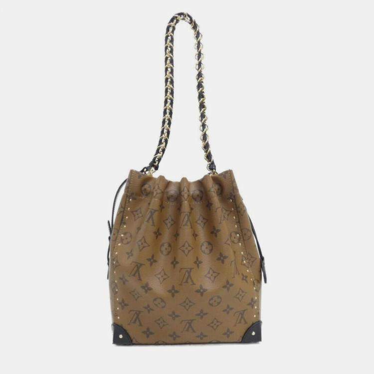 Pre Owned Louis Vuitton Monogram Reverse Noe Trunk Shoulder Bag