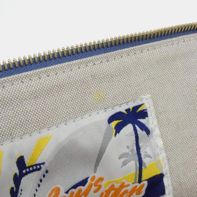 Pre Owned Louis Vuitton Damier Denim 3D Vagabond Bobo Shoulder Bag