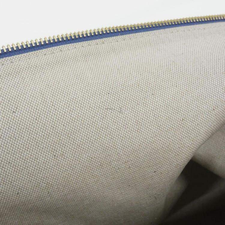 Pre Owned Louis Vuitton Damier Denim 3D Vagabond Bobo Shoulder Bag