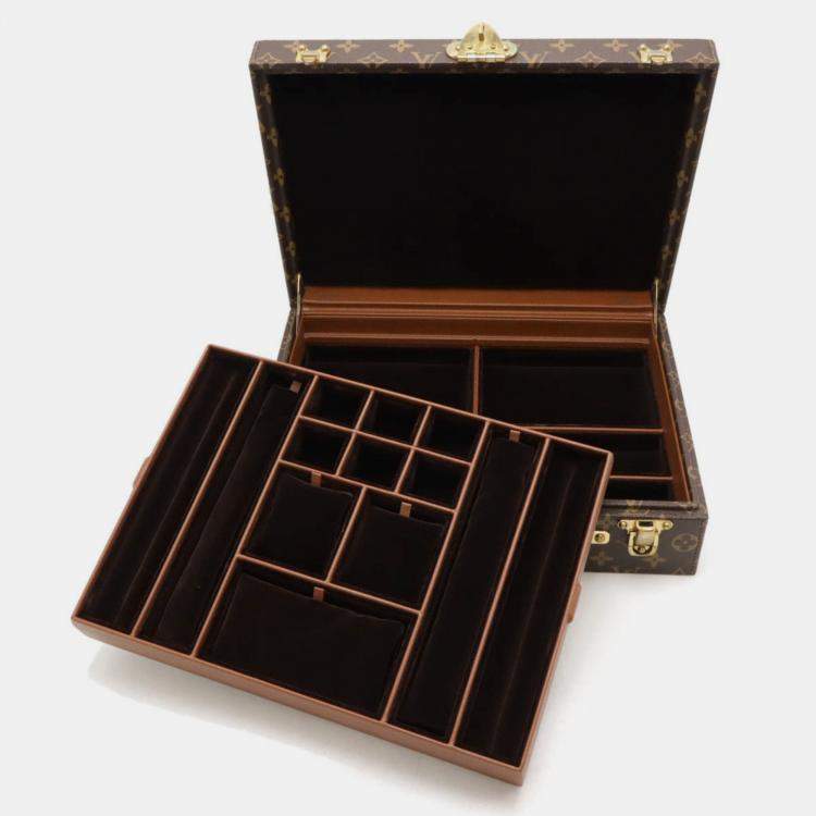 مملوكة مسبقًا Louis Vuitton Monogram Boite Bijou Case Hard Trunk Attache