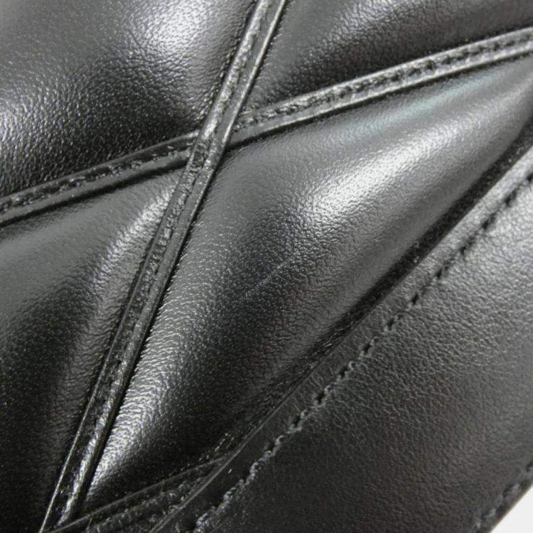 Pre Owned Louis Vuitton Alma Black Lambskin Leather PM Handbag