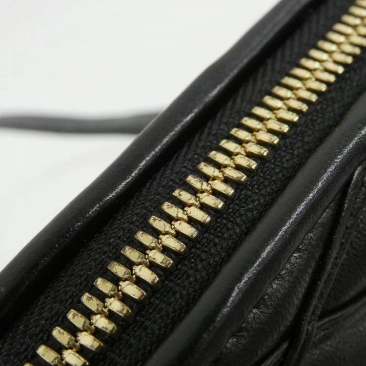 Pre Owned Louis Vuitton Alma Black Lambskin Leather PM Handbag