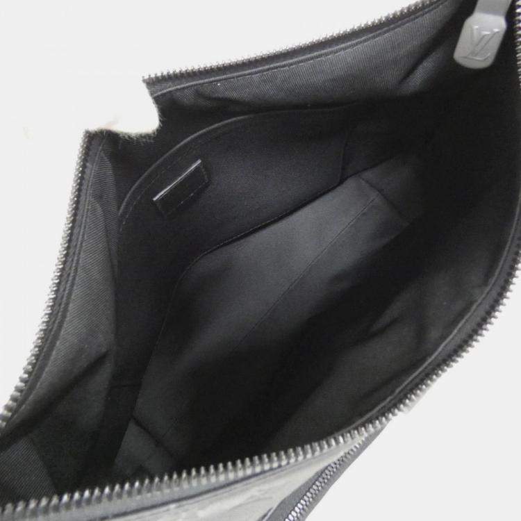 Pre Owned Louis Vuitton Monogram Shadow Hobo Cargo Shoulder Bag