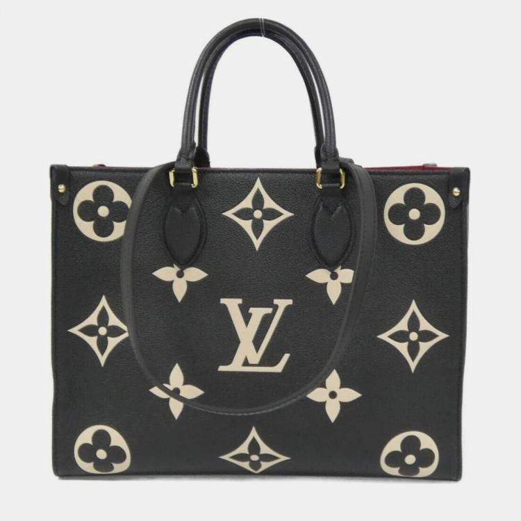Pre Owned Louis Vuitton Two-Tone Monogram Empreinte On-The-Go Mm Handbag