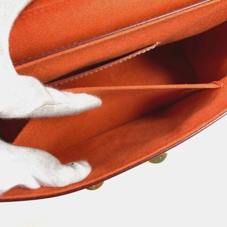 Pre Owned Louis Vuitton Monogram Cat Sack Twist Mm Chain Bag With Double Shoulder In Canvas Multicolor and White