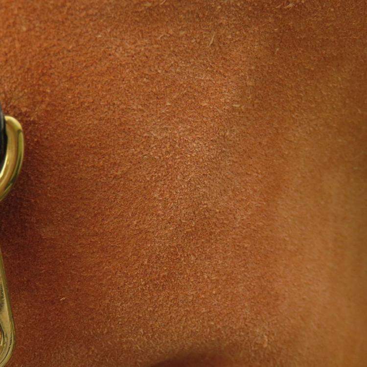 Pre Owned Louis Vuitton Lowkey Hobo Mm Shoulder Bag In Grained Calfskin Leather Black