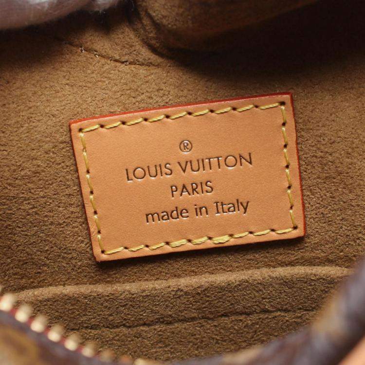 Pre Owned Louis Vuitton Sac Cool Shoulder Bag Coated Canvas Leather Monogram Brown