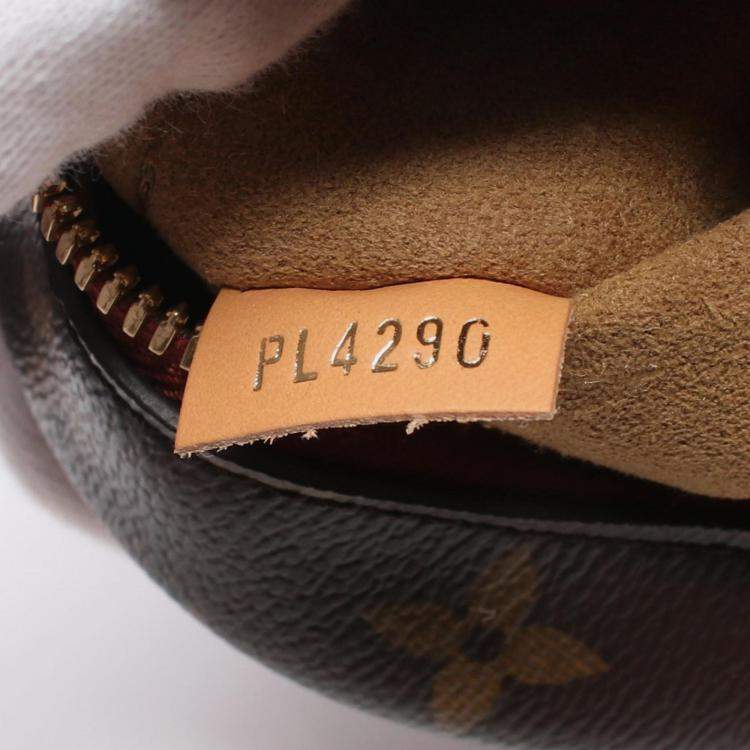 Pre Owned Louis Vuitton Sac Cool Shoulder Bag Coated Canvas Leather Monogram Brown