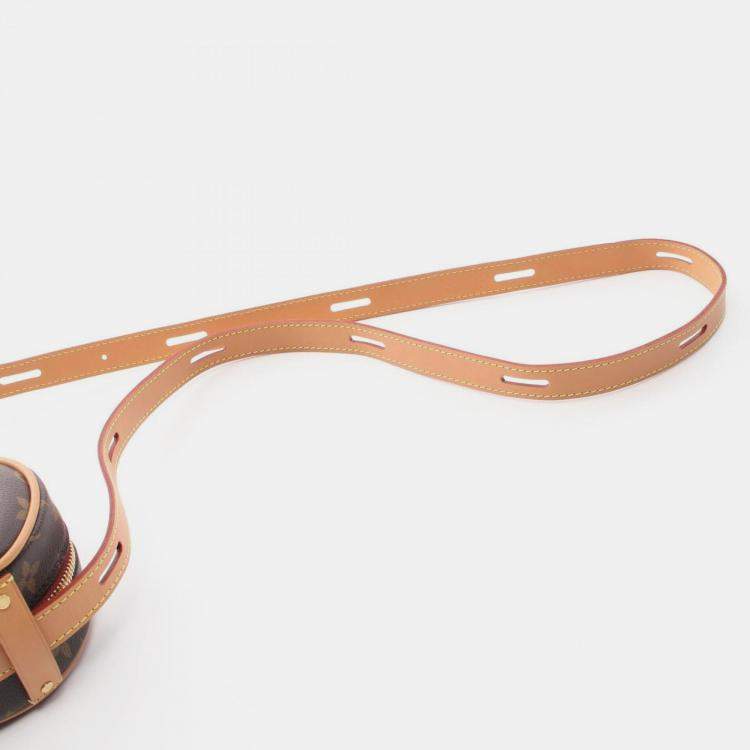 Pre Owned Louis Vuitton Sac Cool Shoulder Bag Coated Canvas Leather Monogram Brown