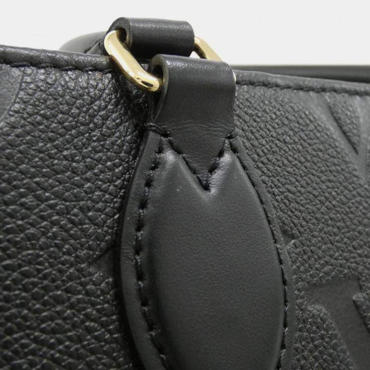 Pre Owned Louis Vuitton Monogram Empreinte On-The-Go Ew Handbag
