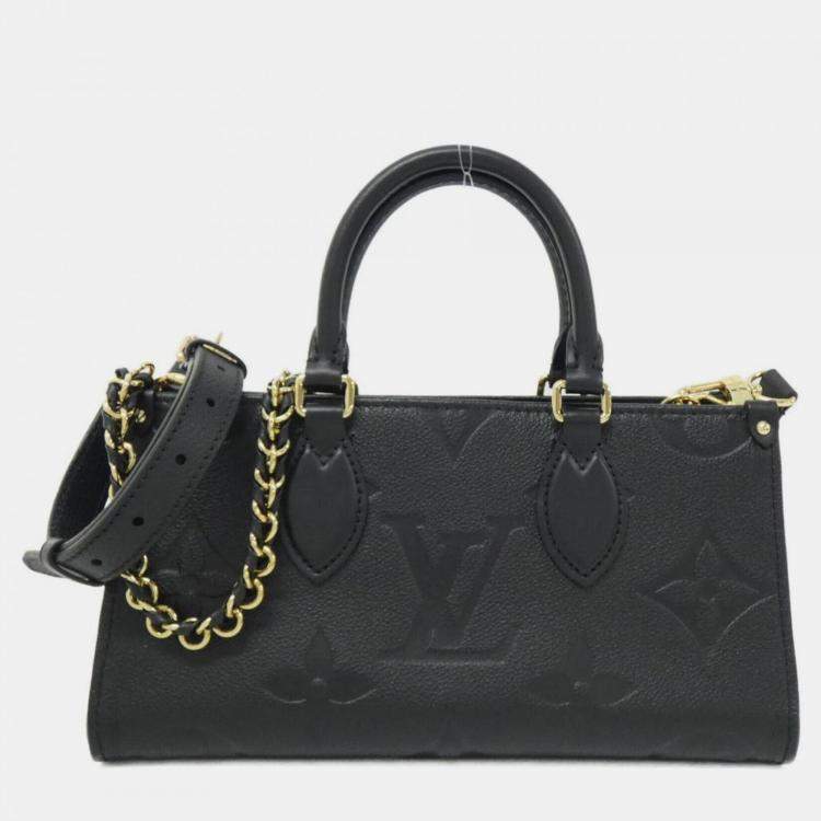 Pre Owned Louis Vuitton Monogram Empreinte On-The-Go Ew Handbag