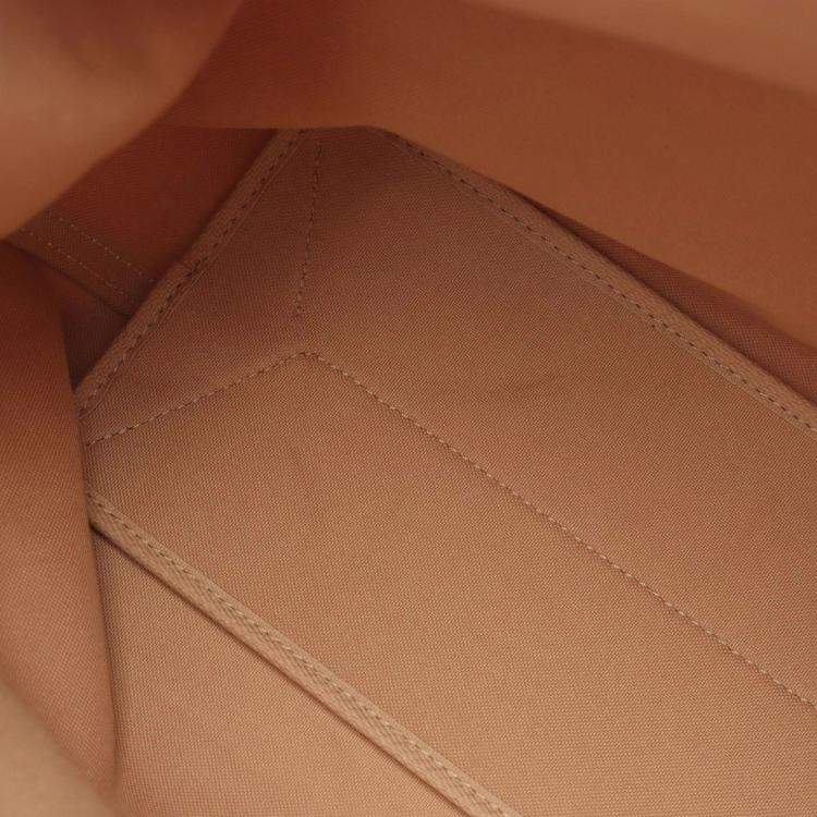 Pre Owned Louis Vuitton Atlantis Gm Tote Bag In Monogram Dune Coated Canvas White And Brown